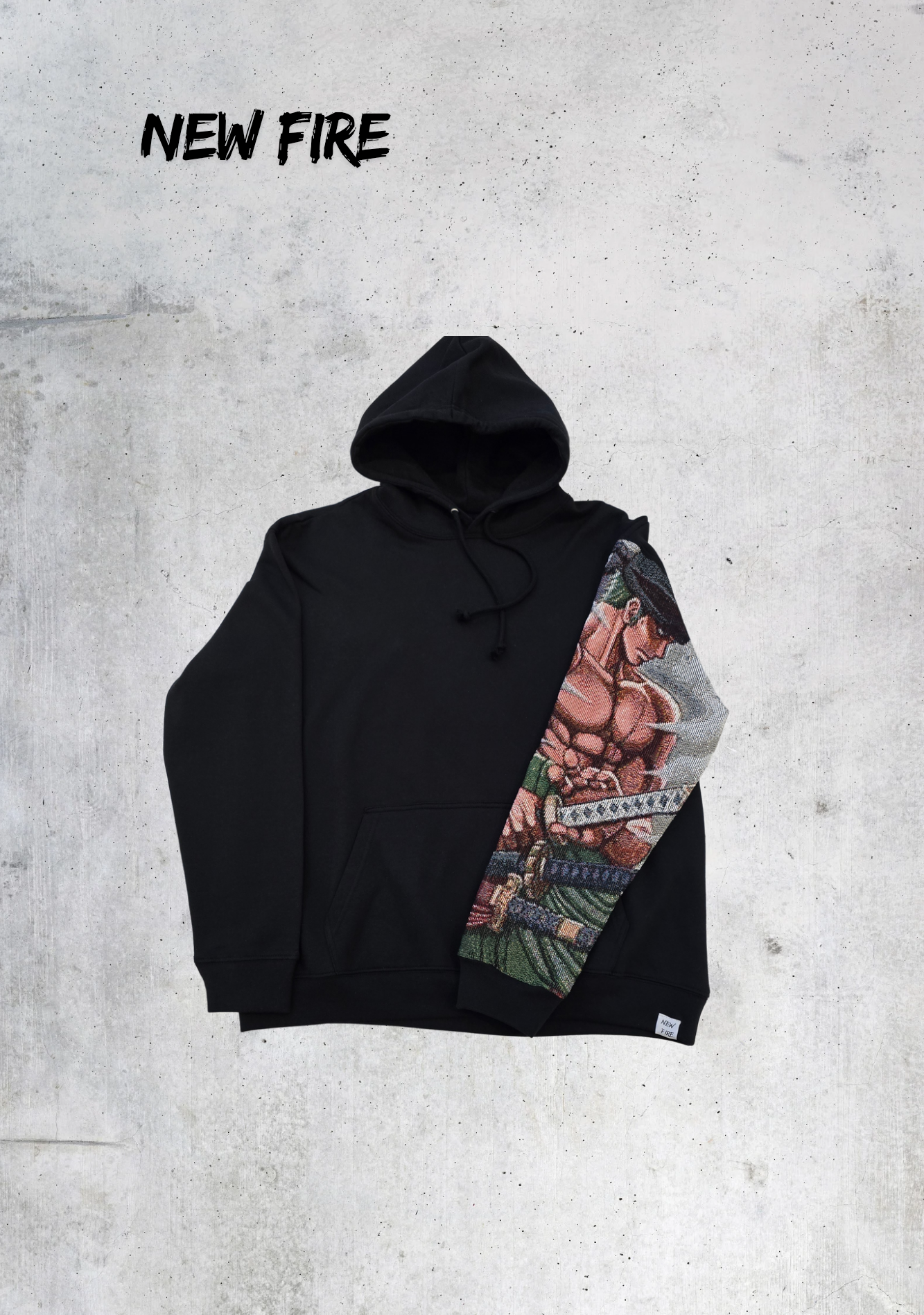 New Fire - Sweat tapissé -  Roronoa zoro