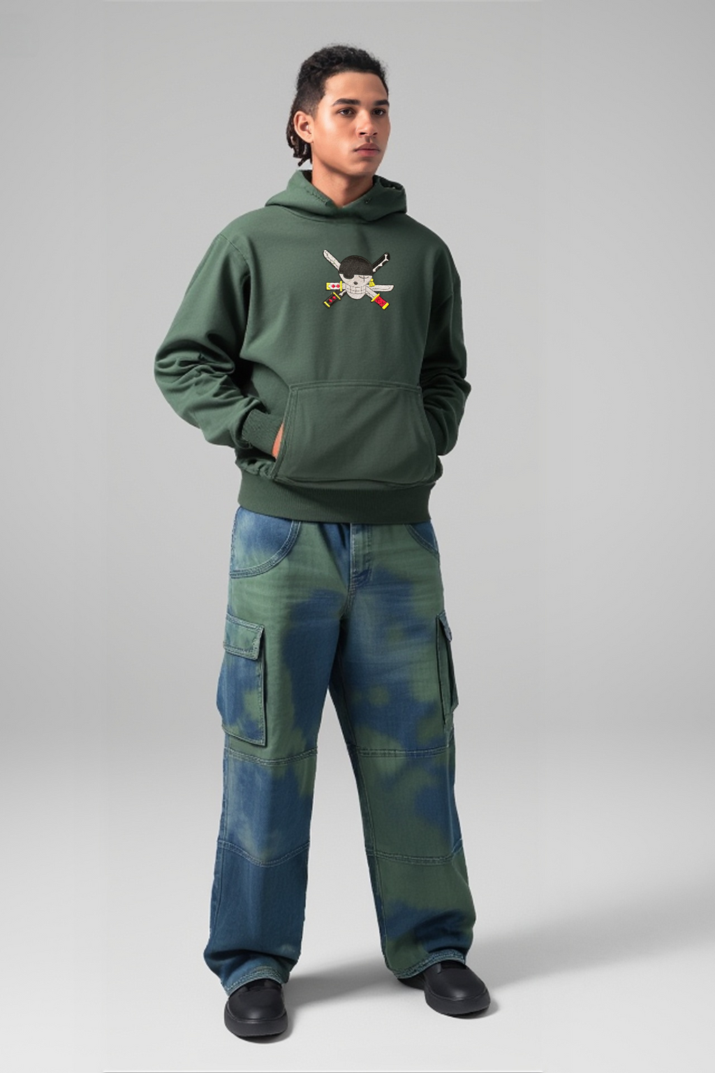 New Fire - Sweat broderie - One Piece