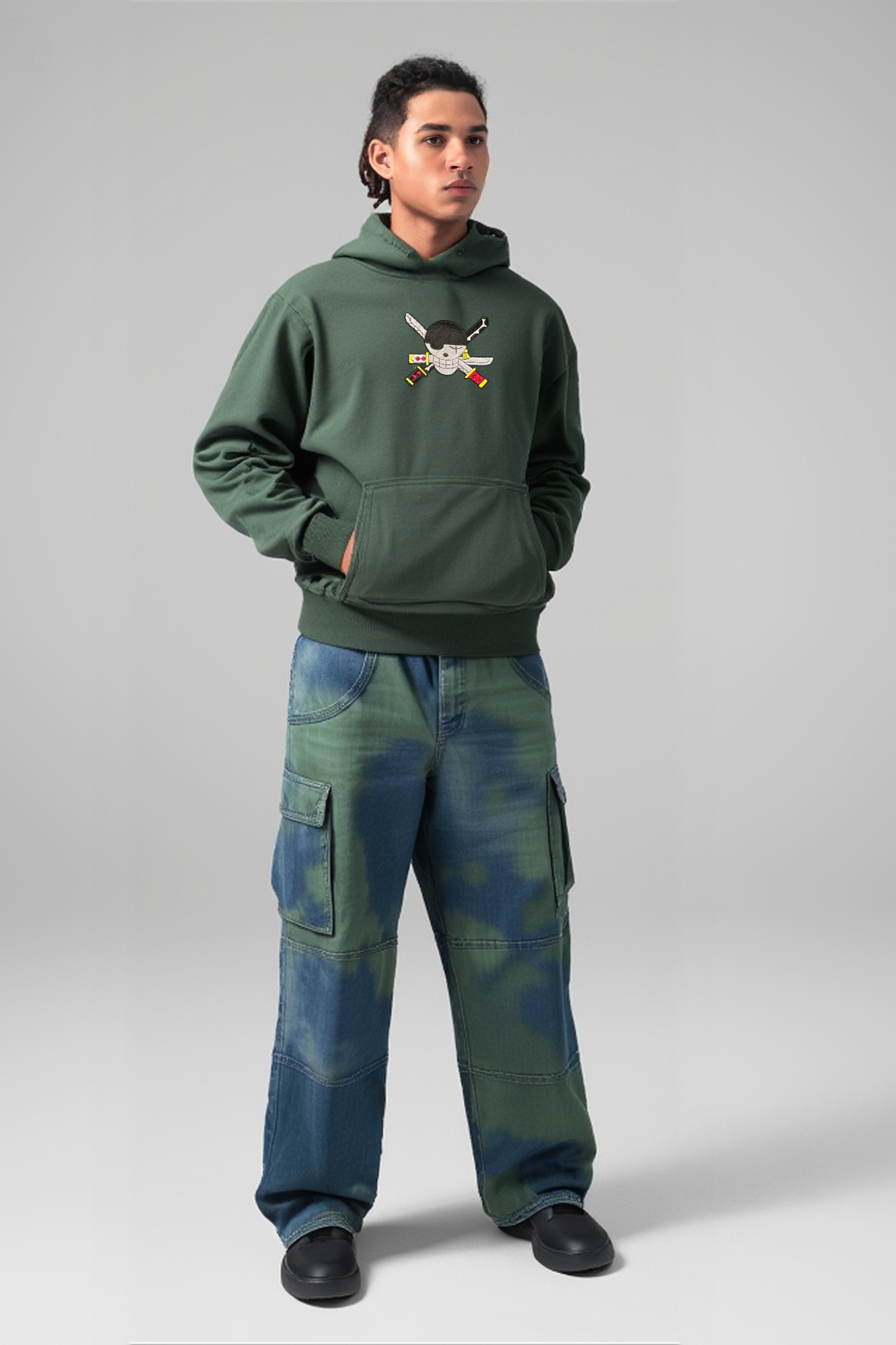 New Fire - Sweat broderie - One Piece