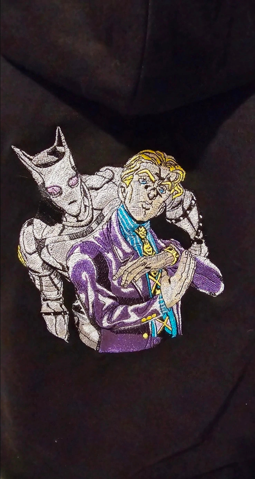 New Fire - Sweat brodé - JoJo's Bizarre Adventure