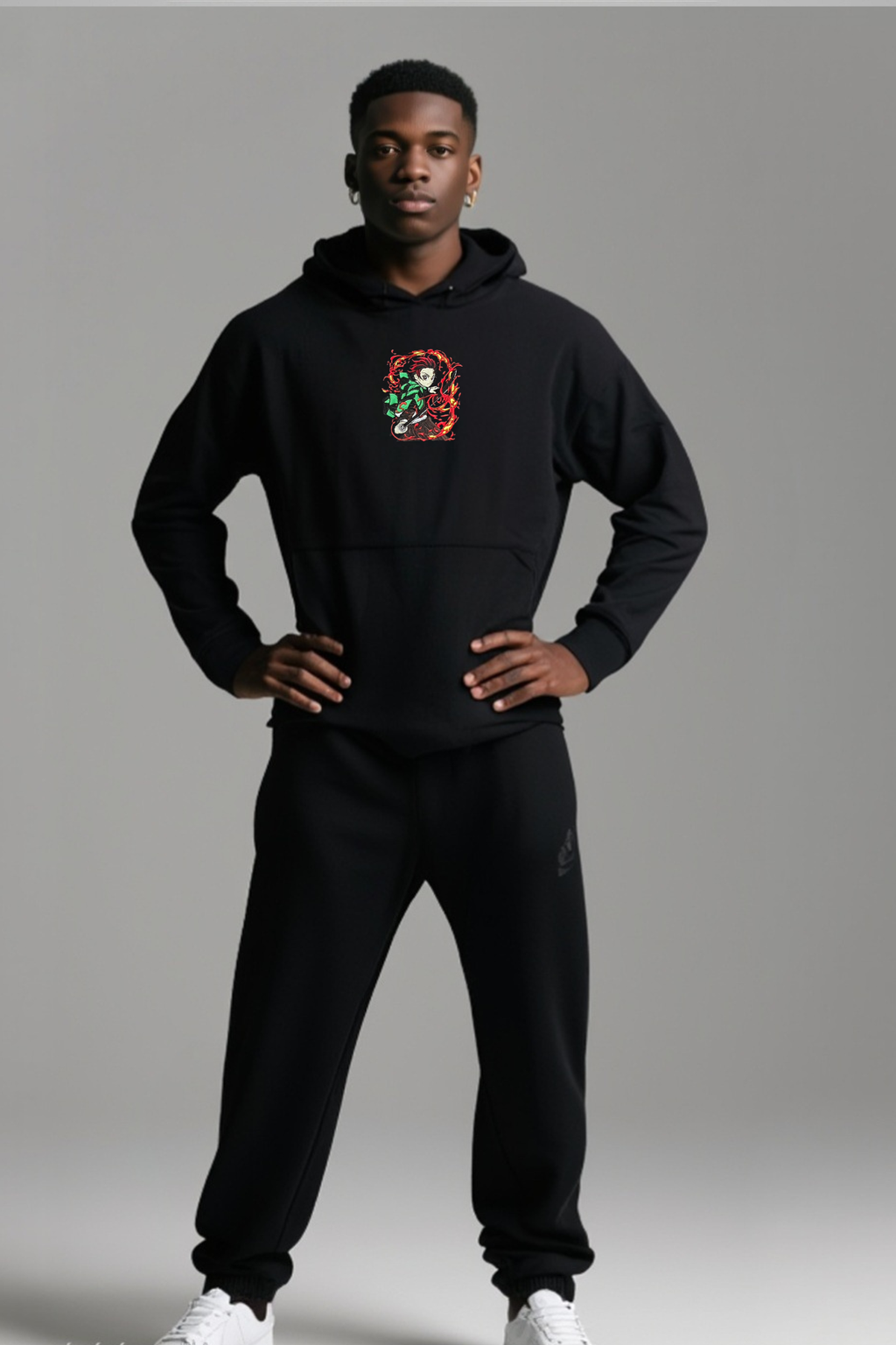 New Fire - Sweat broderie - Tanjiro Kamado