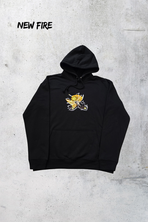 New Fire - Sweat broderie - Zenitsu Agatsuma