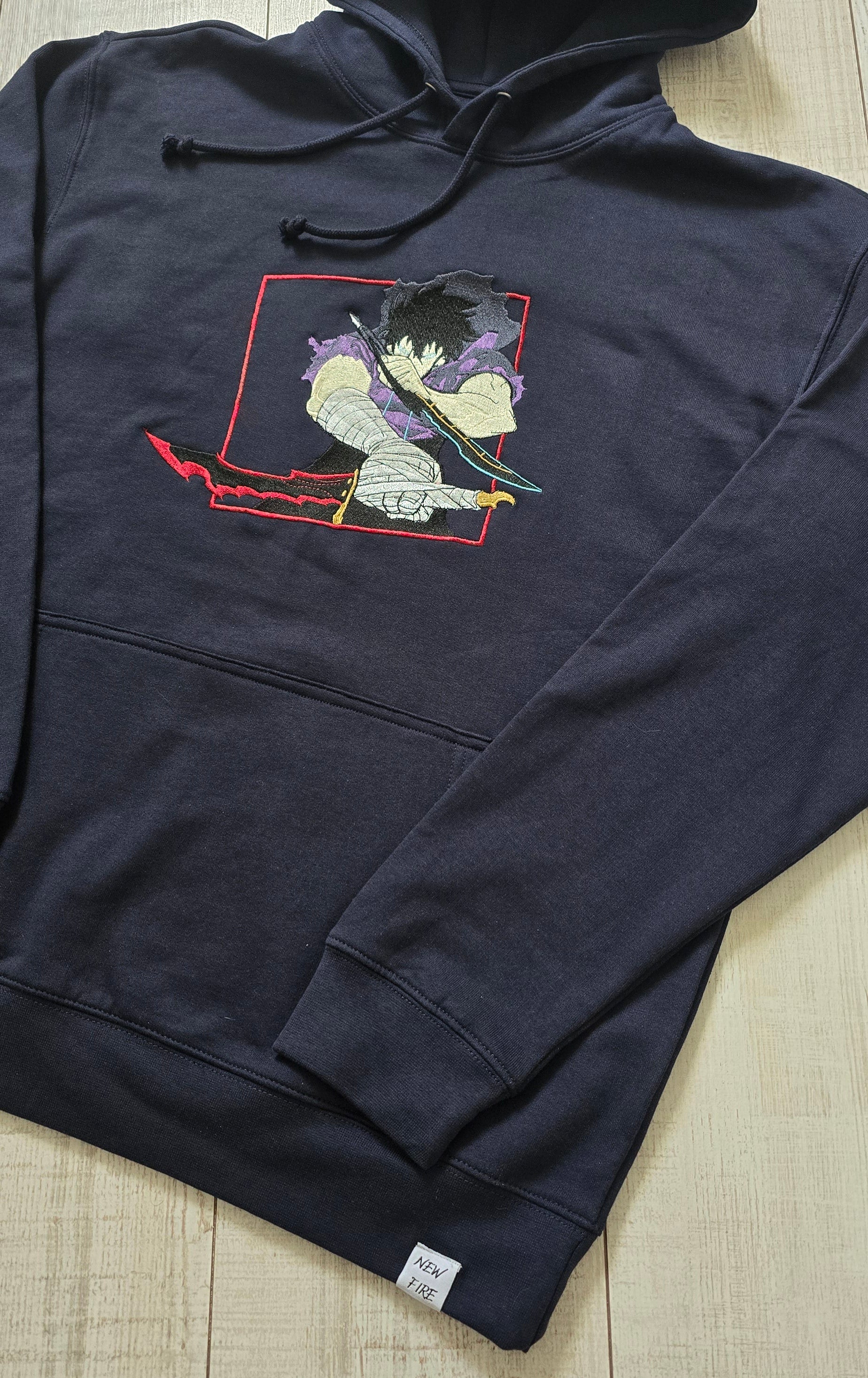 New Fire - Sweat broderie  - Solo Leveling